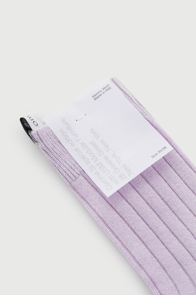 Comme Si x USM The Merino Wide Rib Sock